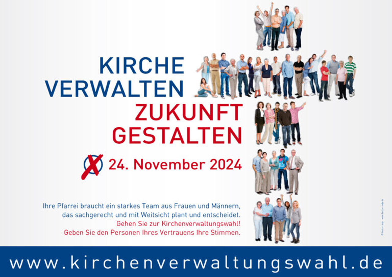 Kirchenverwaltungswahl Plakat 2024